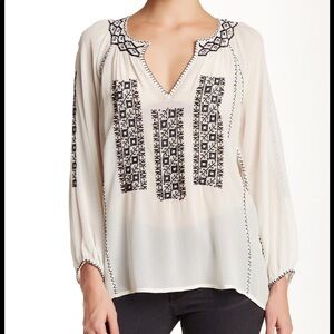 Joie Black Pllava Silk Blouse